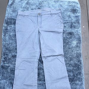 Gray Boot Cut Pants